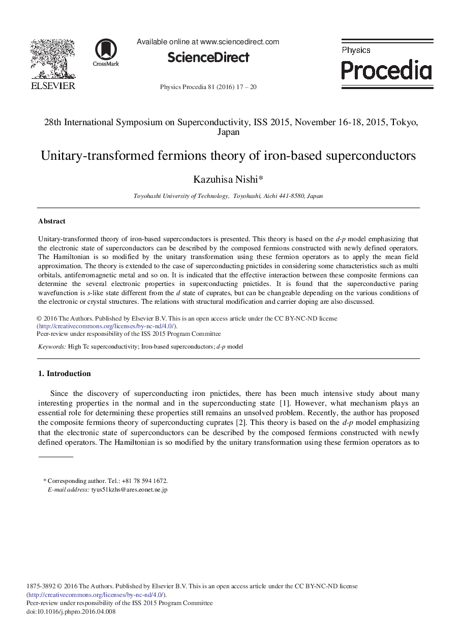 Unitary-transformed Fermions Theory of Iron-based Superconductors 