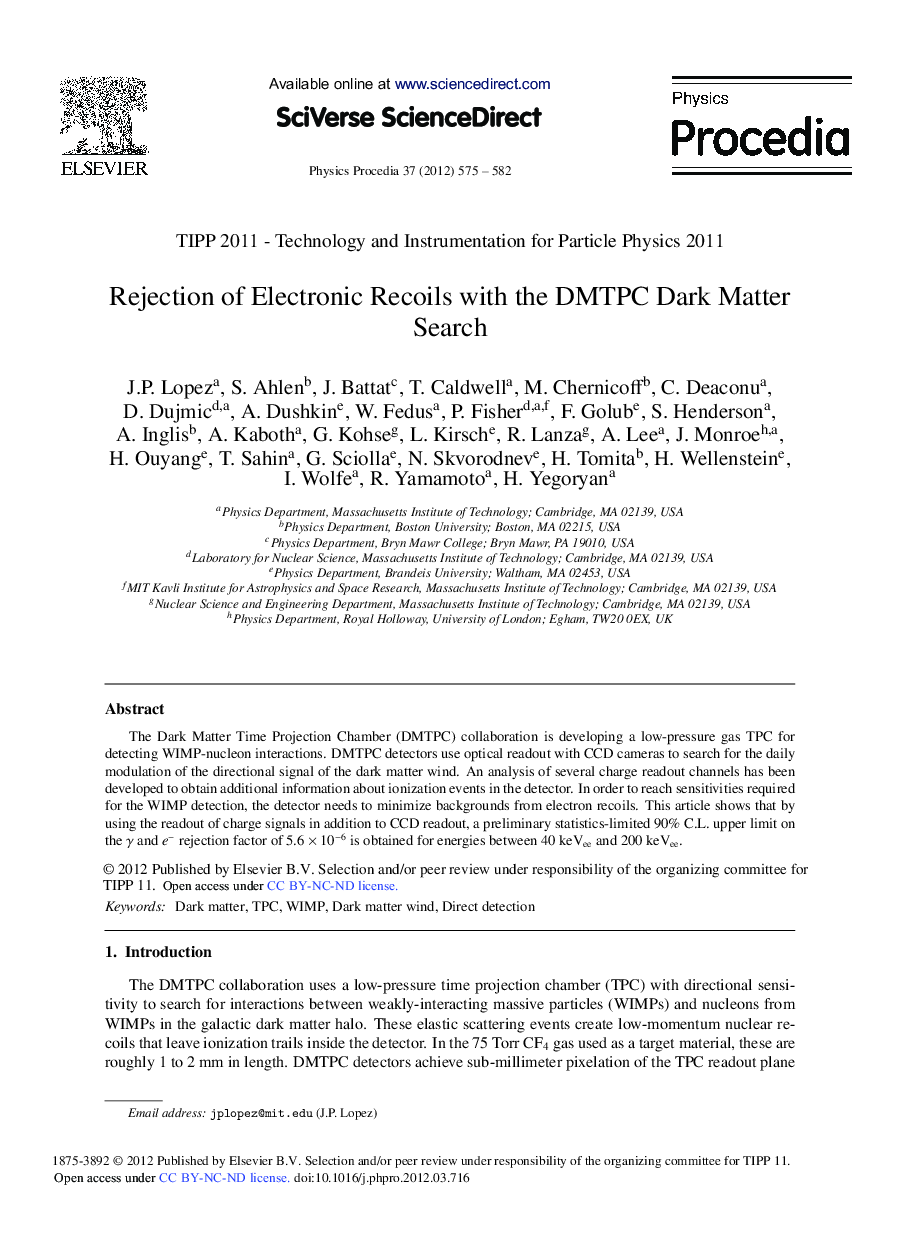 Rejection of Electronic Recoils with the DMTPC Dark Matter Search