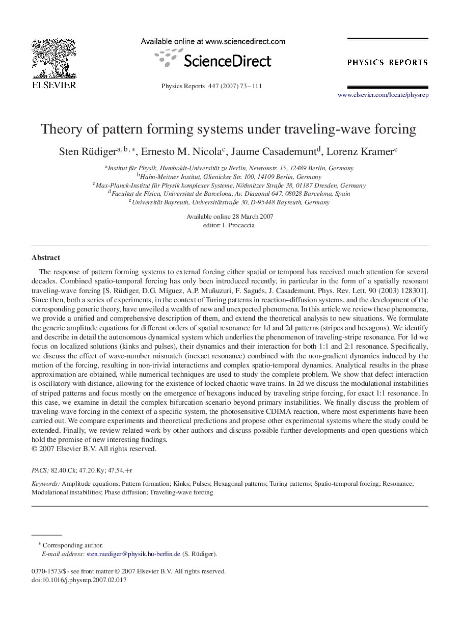 Theory of pattern forming systems under traveling-wave forcing