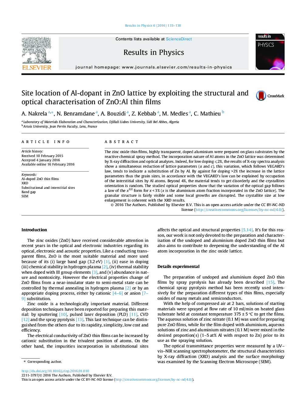 Site location of Al-dopant in ZnO lattice by exploiting the structural and optical characterisation of ZnO:Al thin films