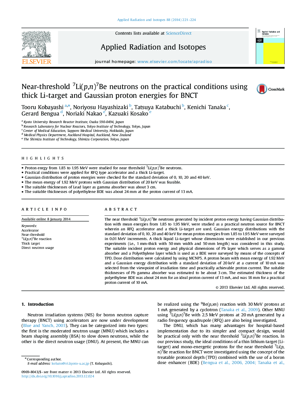 Near-threshold 7Li(p,n)7Be neutrons on the practical conditions using thick Li-target and Gaussian proton energies for BNCT