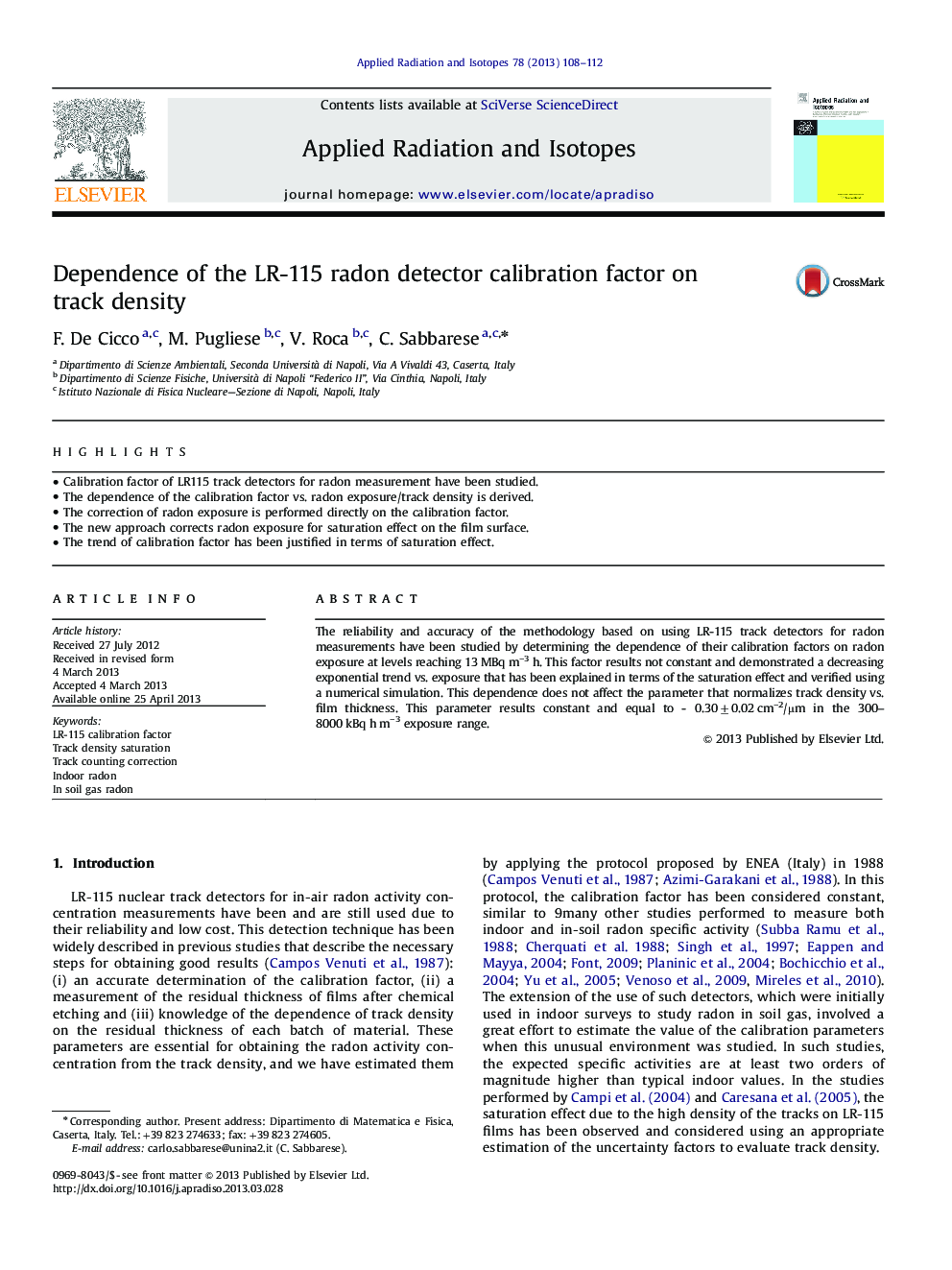 Dependence of the LR-115 radon detector calibration factor on track density