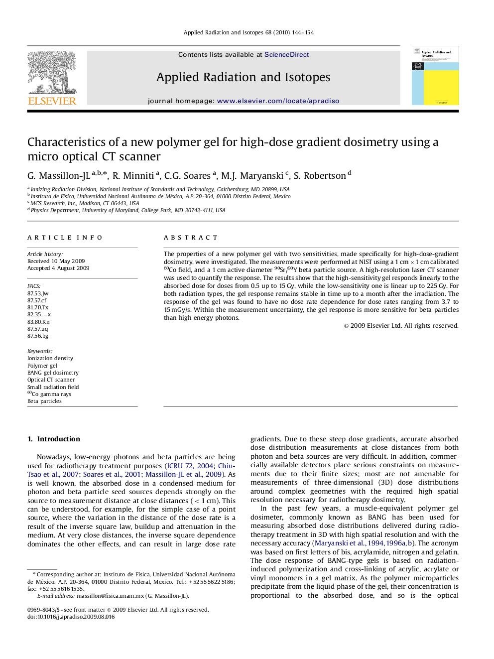 Characteristics of a new polymer gel for high-dose gradient dosimetry using a micro optical CT scanner