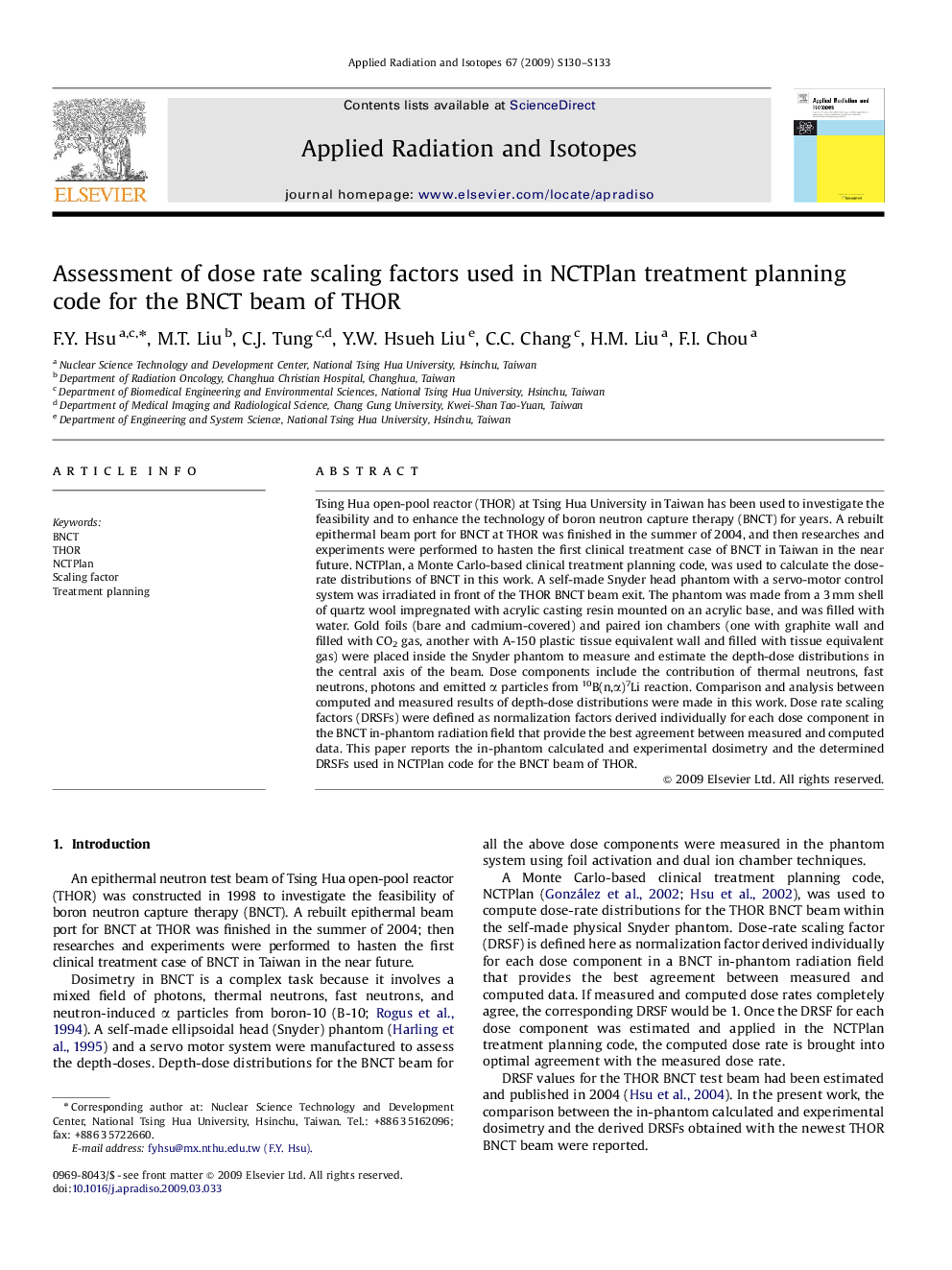 Assessment of dose rate scaling factors used in NCTPlan treatment planning code for the BNCT beam of THOR