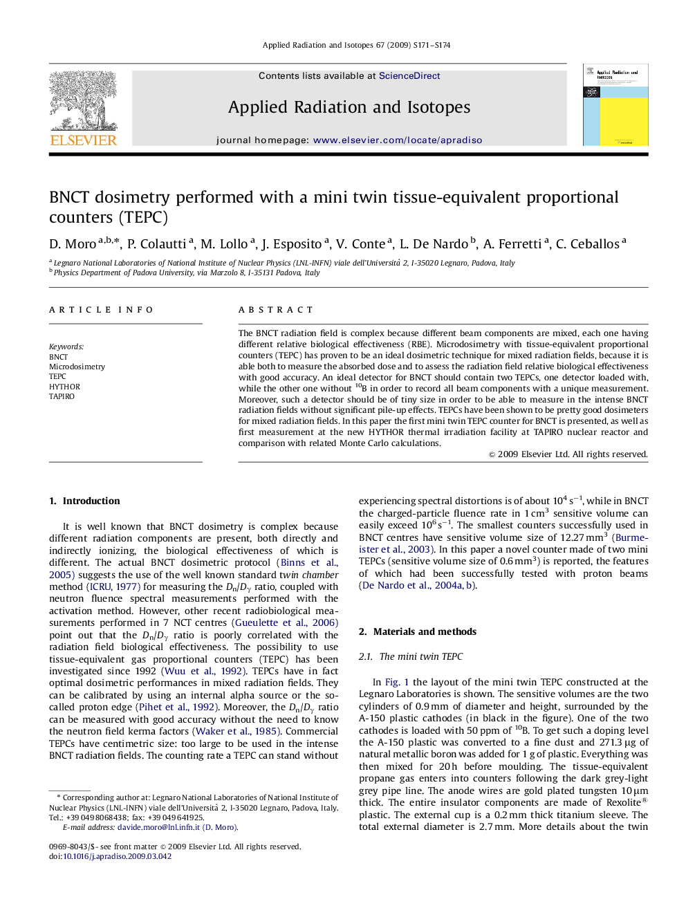 BNCT dosimetry performed with a mini twin tissue-equivalent proportional counters (TEPC)