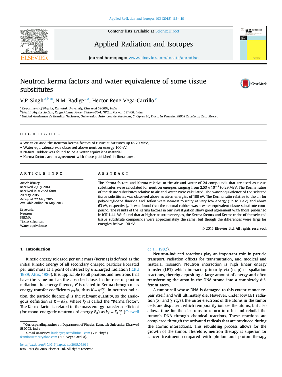 Neutron kerma factors and water equivalence of some tissue substitutes