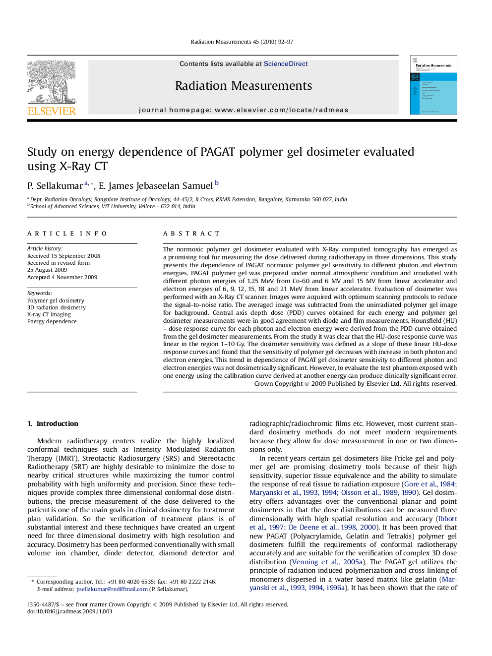 Study on energy dependence of PAGAT polymer gel dosimeter evaluated using X-Ray CT