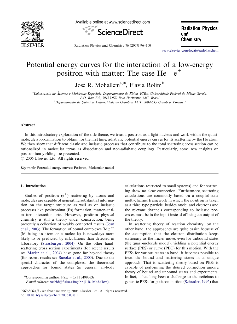 Potential energy curves for the interaction of a low-energy positron with matter: The case He+e+