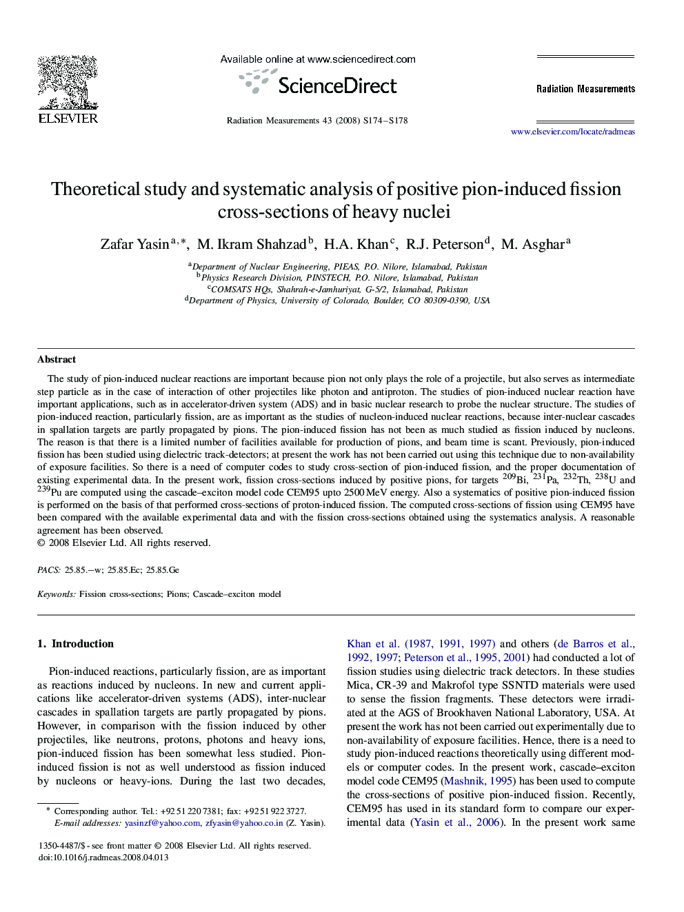 Theoretical study and systematic analysis of positive pion-induced fission cross-sections of heavy nuclei