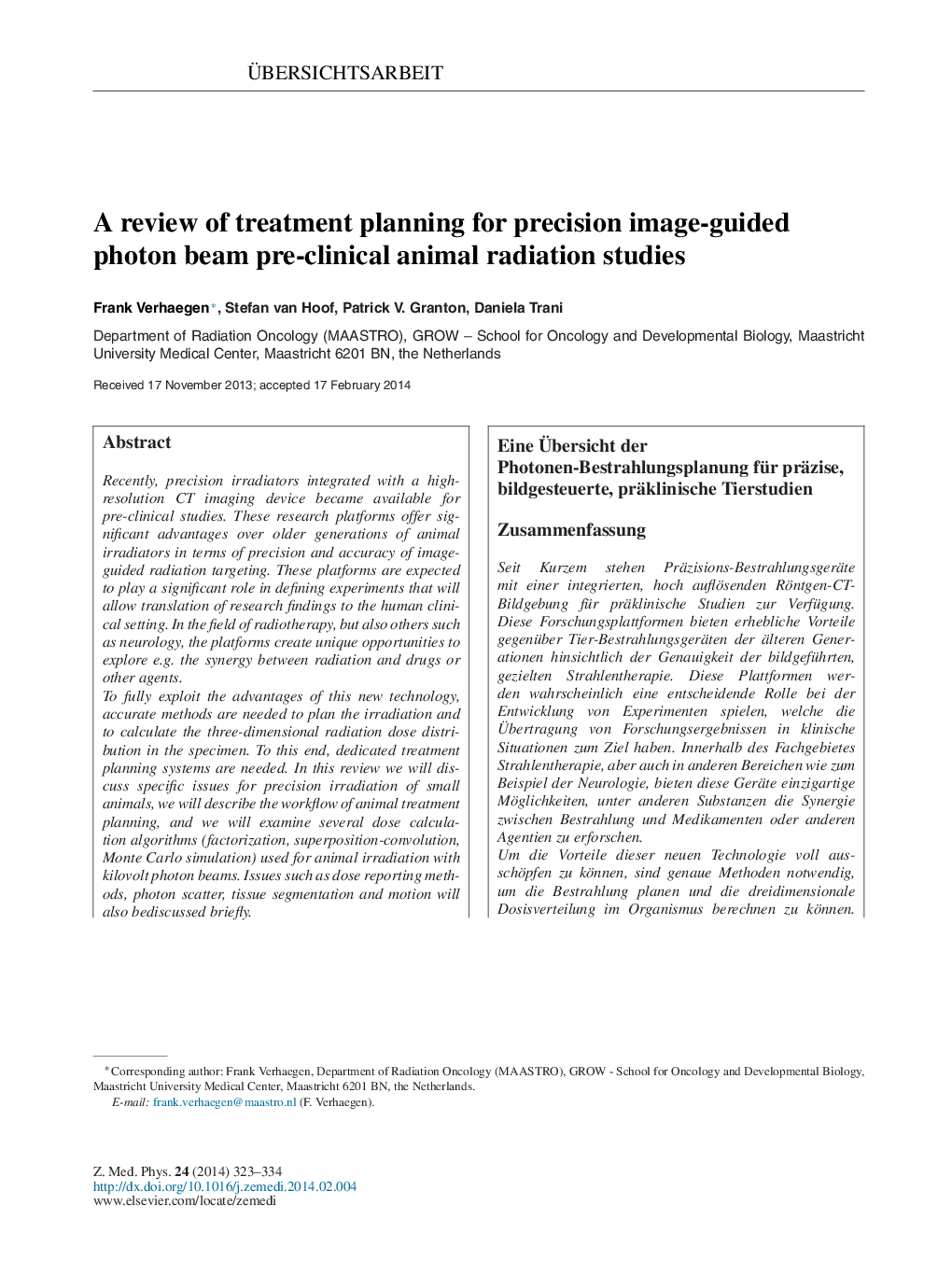 A review of treatment planning for precision image-guided photon beam pre-clinical animal radiation studies