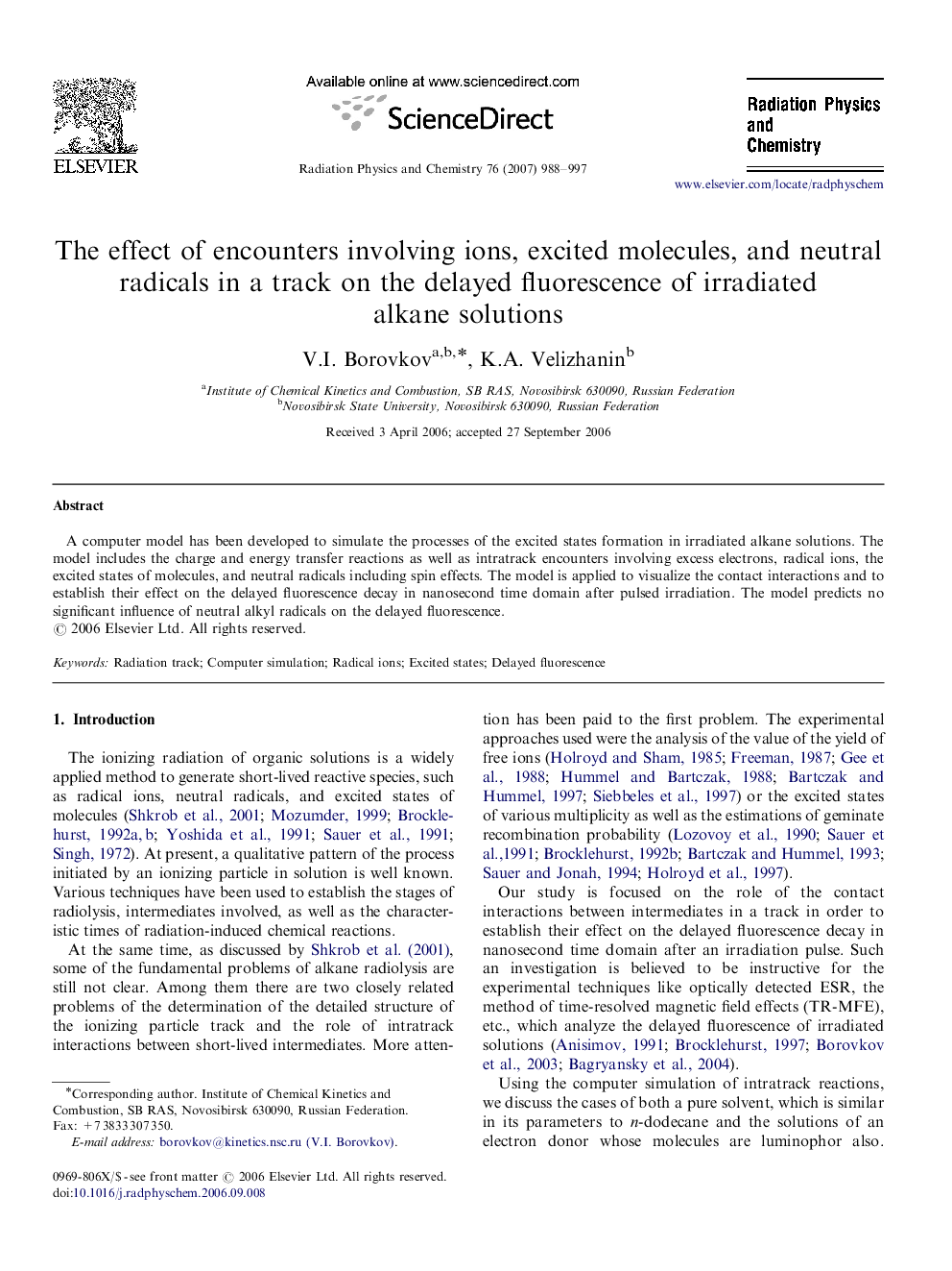 The effect of encounters involving ions, excited molecules, and neutral radicals in a track on the delayed fluorescence of irradiated alkane solutions