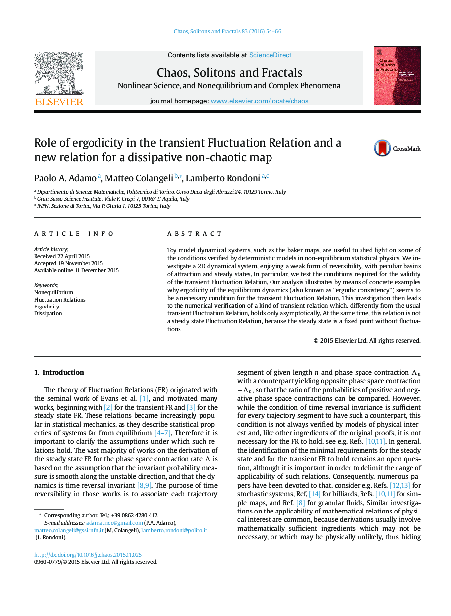 Role of ergodicity in the transient Fluctuation Relation and a new relation for a dissipative non-chaotic map