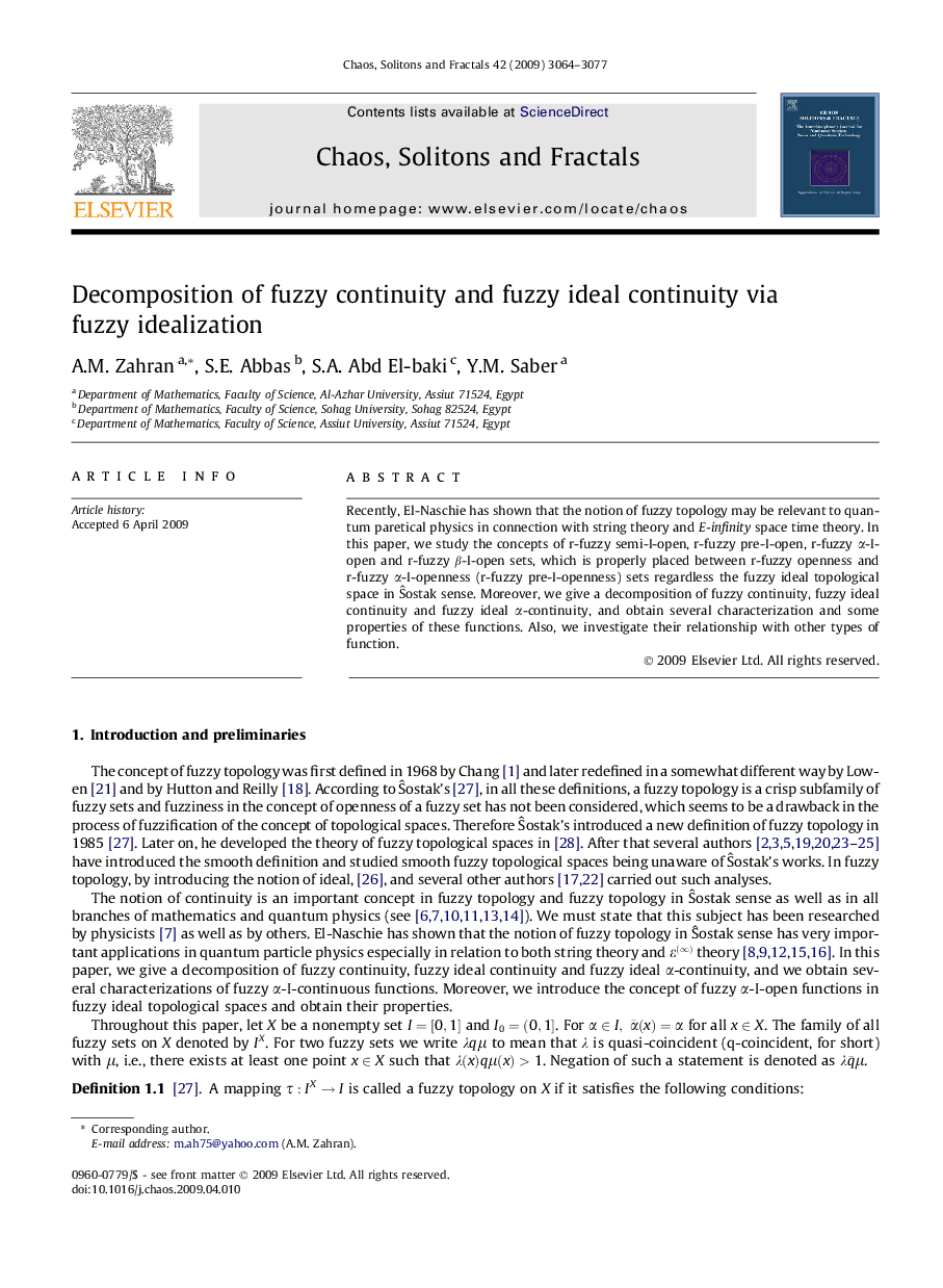 Decomposition of fuzzy continuity and fuzzy ideal continuity via fuzzy idealization