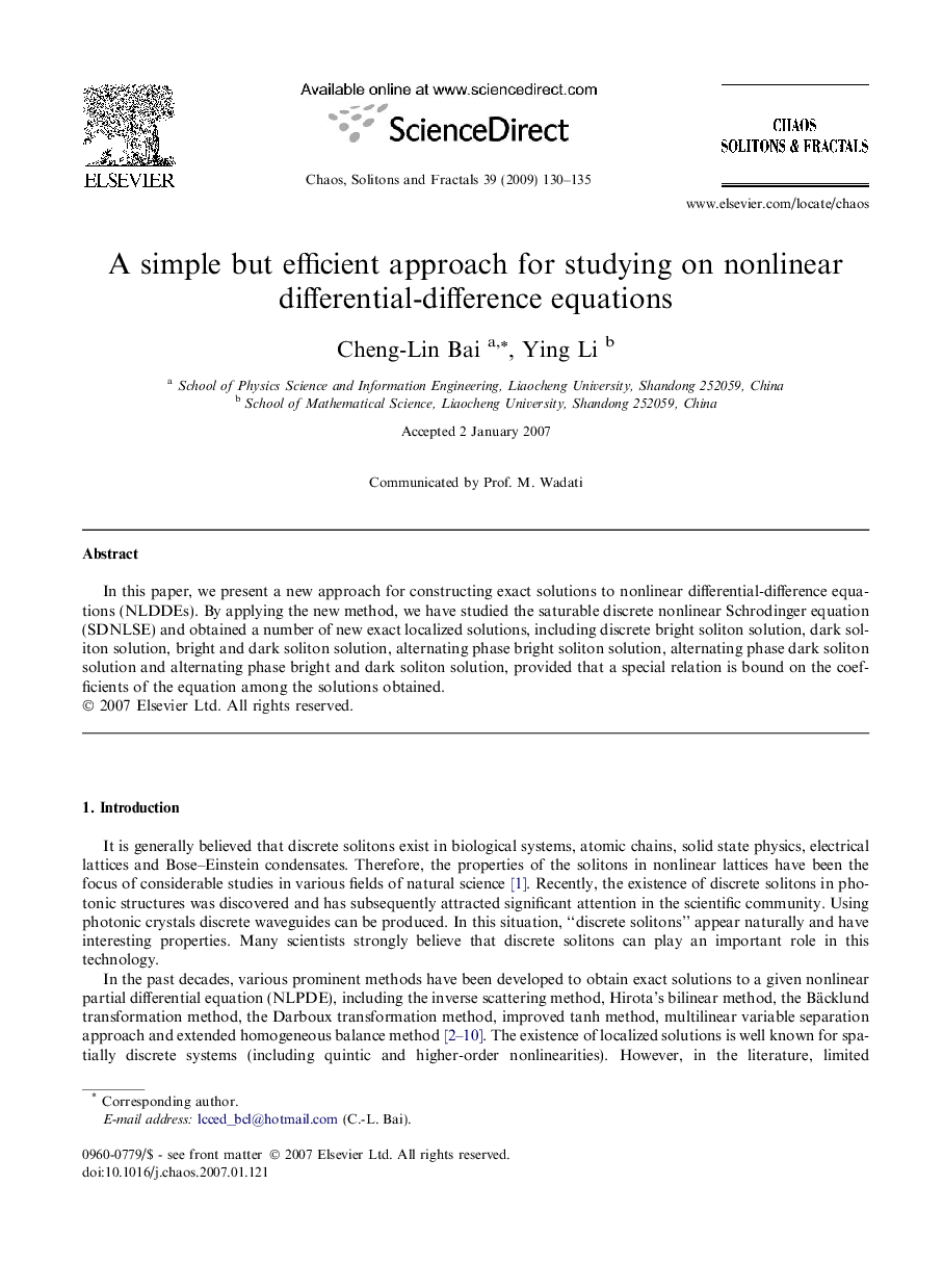 A simple but efficient approach for studying on nonlinear differential-difference equations