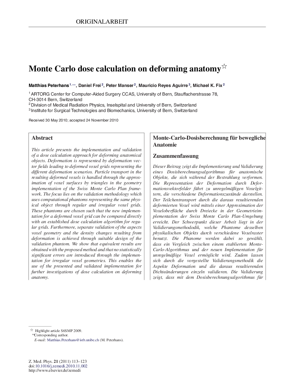 Monte Carlo dose calculation on deforming anatomy 