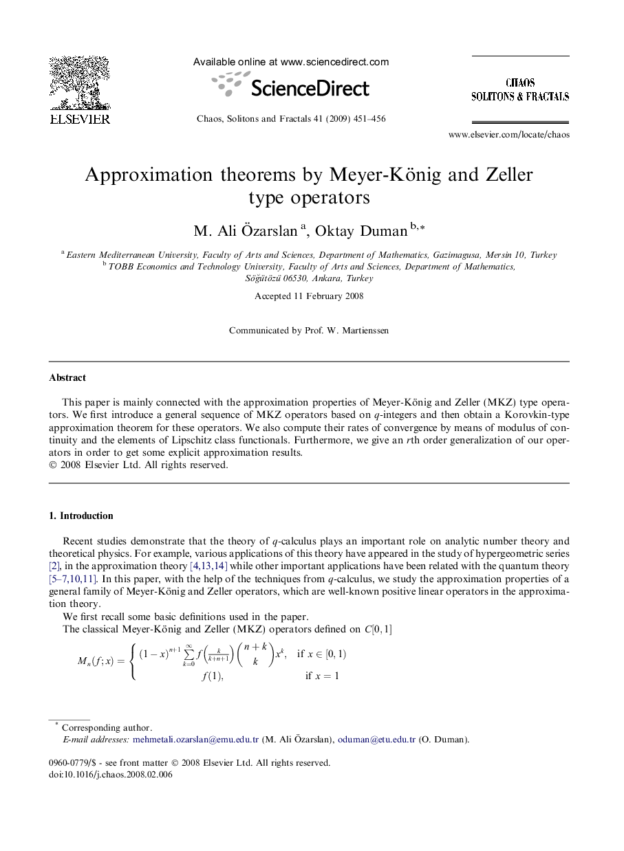Approximation theorems by Meyer-König and Zeller type operators