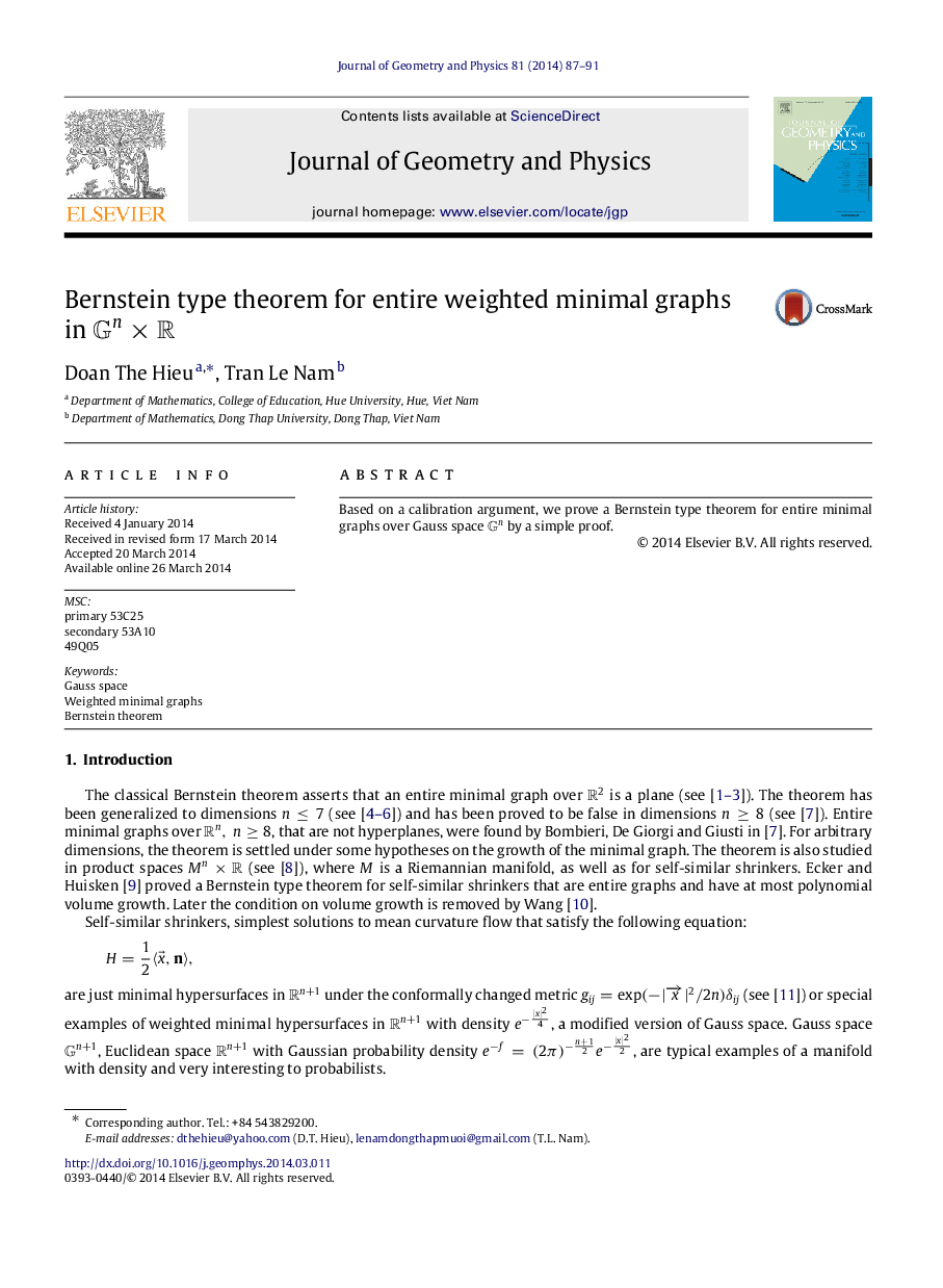 Bernstein type theorem for entire weighted minimal graphs in Gn×RGn×R