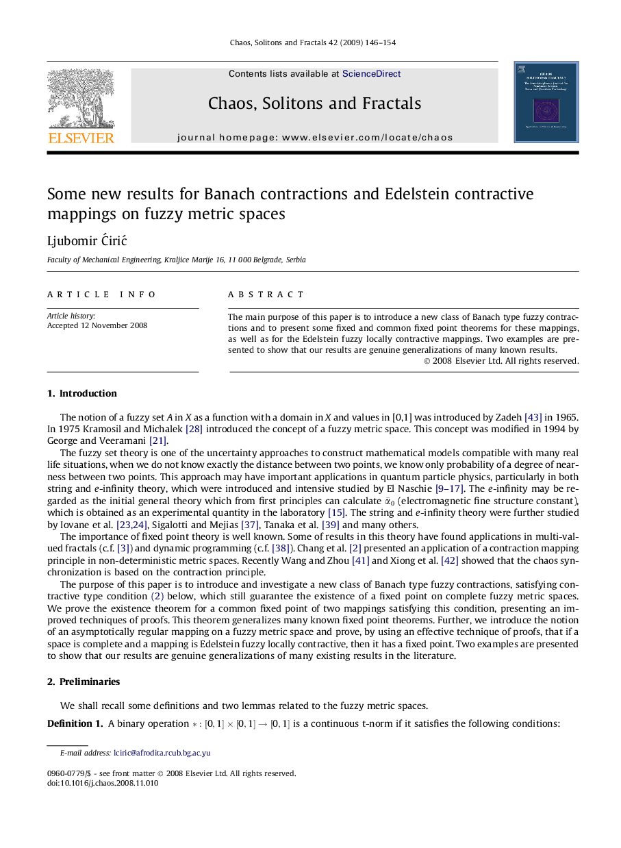 Some new results for Banach contractions and Edelstein contractive mappings on fuzzy metric spaces