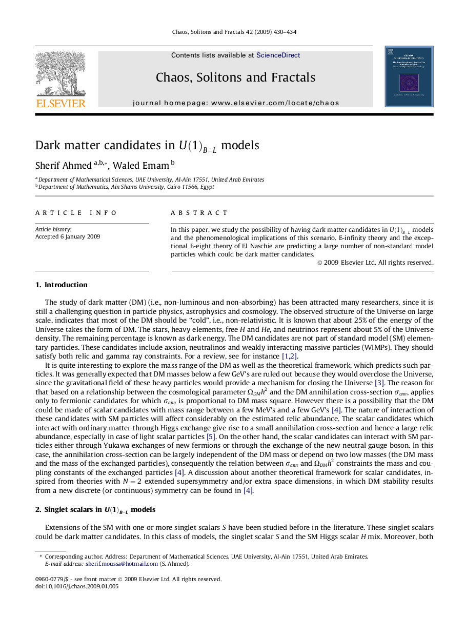 Dark matter candidates in U(1)B-L models
