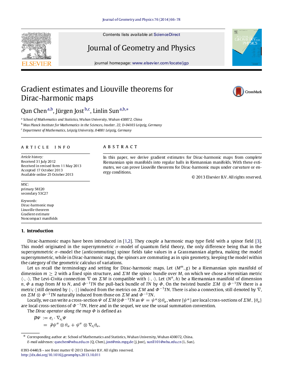 Gradient estimates and Liouville theorems for Dirac-harmonic maps