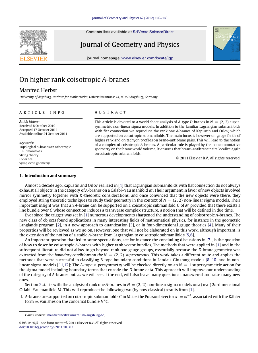 On higher rank coisotropic AA-branes