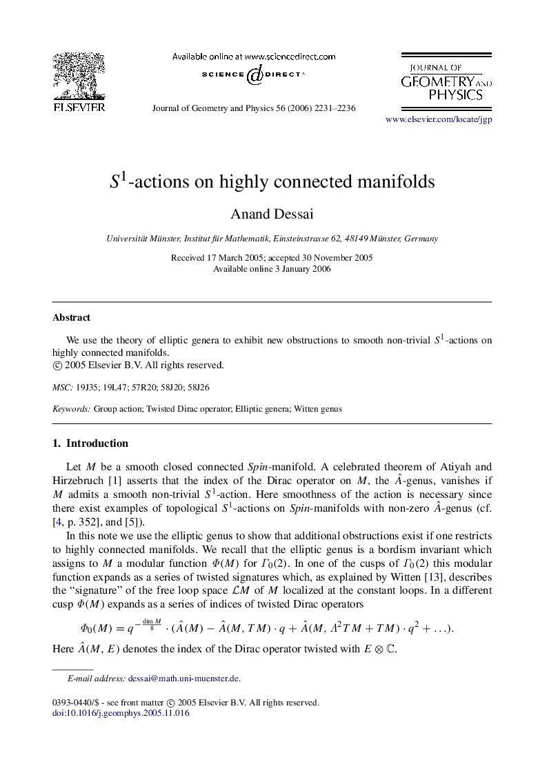 S1S1-actions on highly connected manifolds