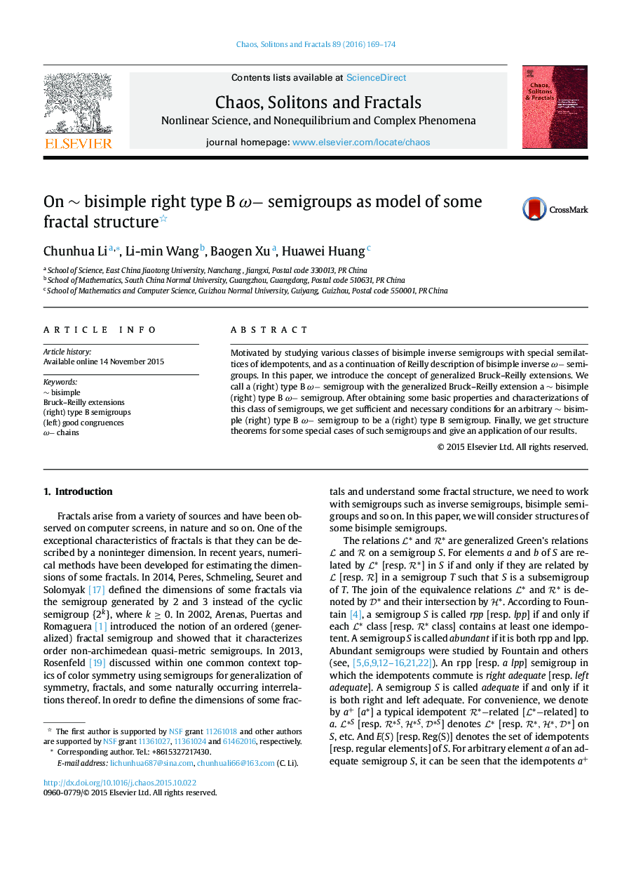 On ∼ bisimple right type B ω−ω− semigroups as model of some fractal structure 