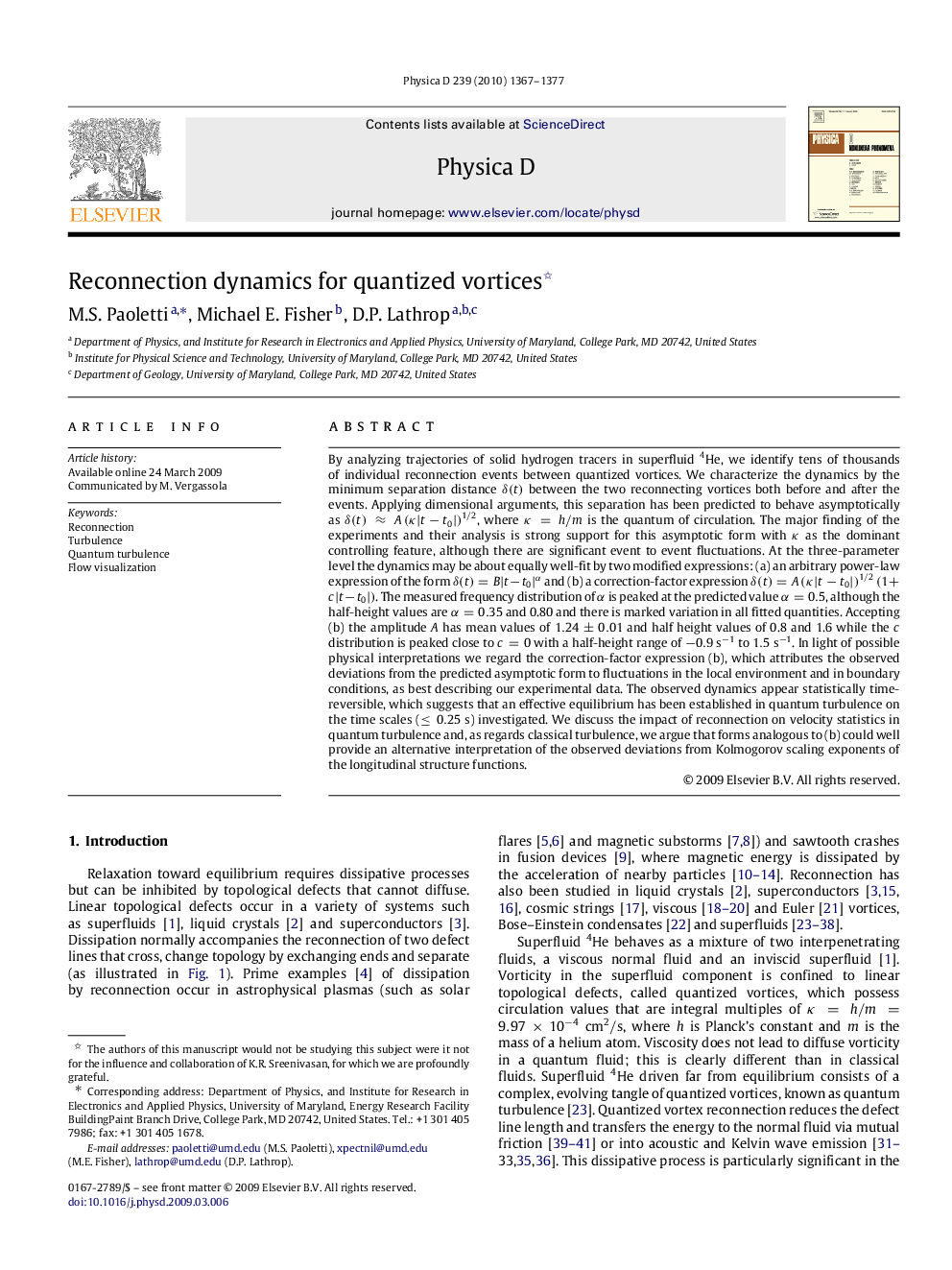 Reconnection dynamics for quantized vortices 