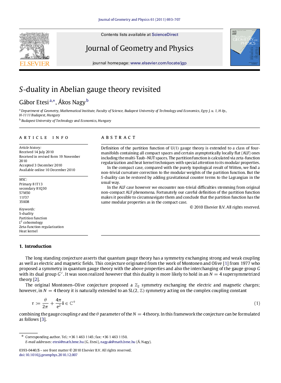 SS-duality in Abelian gauge theory revisited