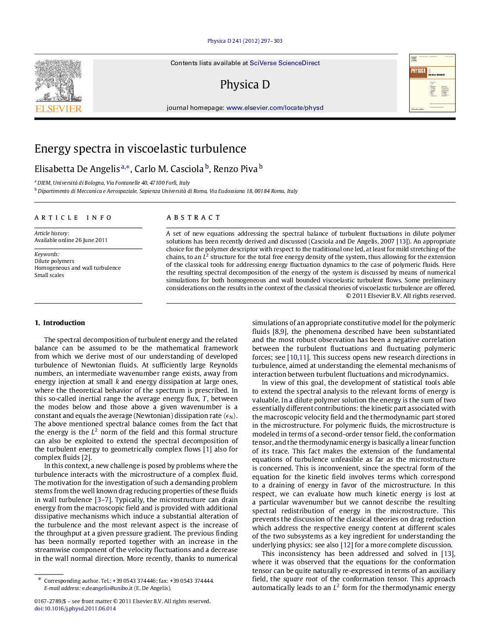 Energy spectra in viscoelastic turbulence