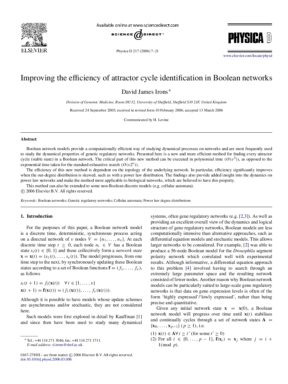 Improving the efficiency of attractor cycle identification in Boolean networks