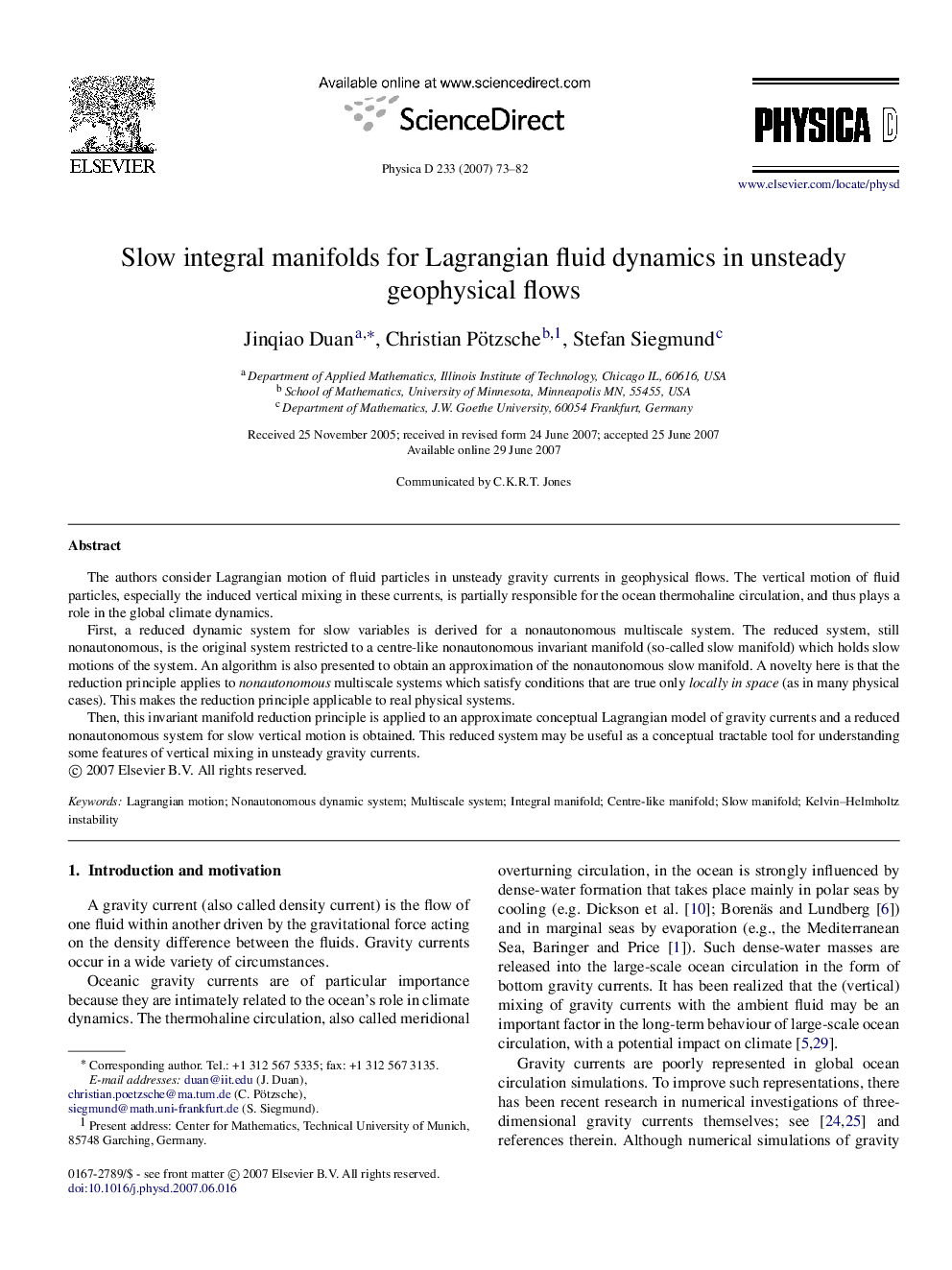 Slow integral manifolds for Lagrangian fluid dynamics in unsteady geophysical flows