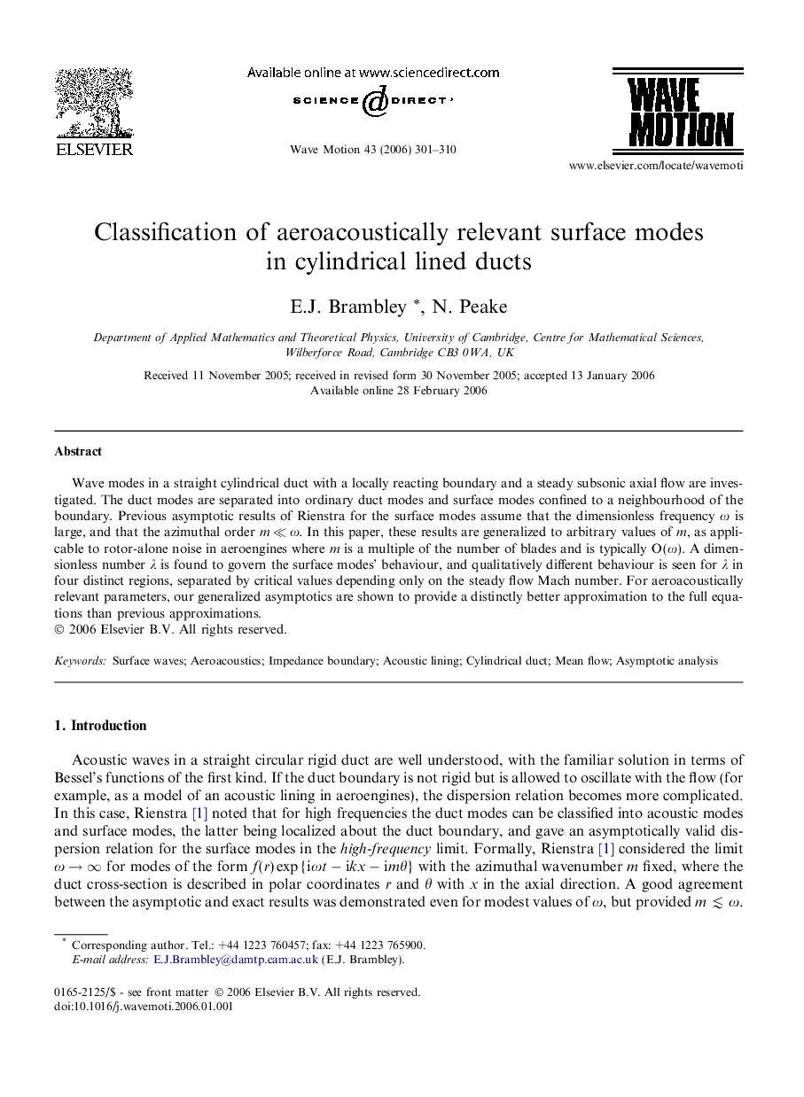 Classification of aeroacoustically relevant surface modes in cylindrical lined ducts