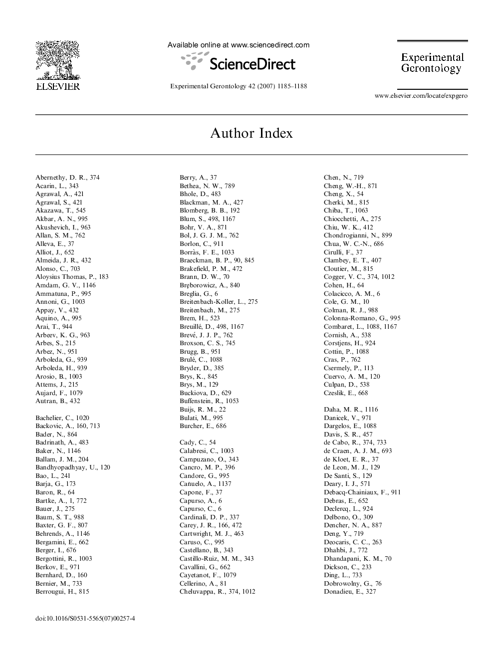 Author Index