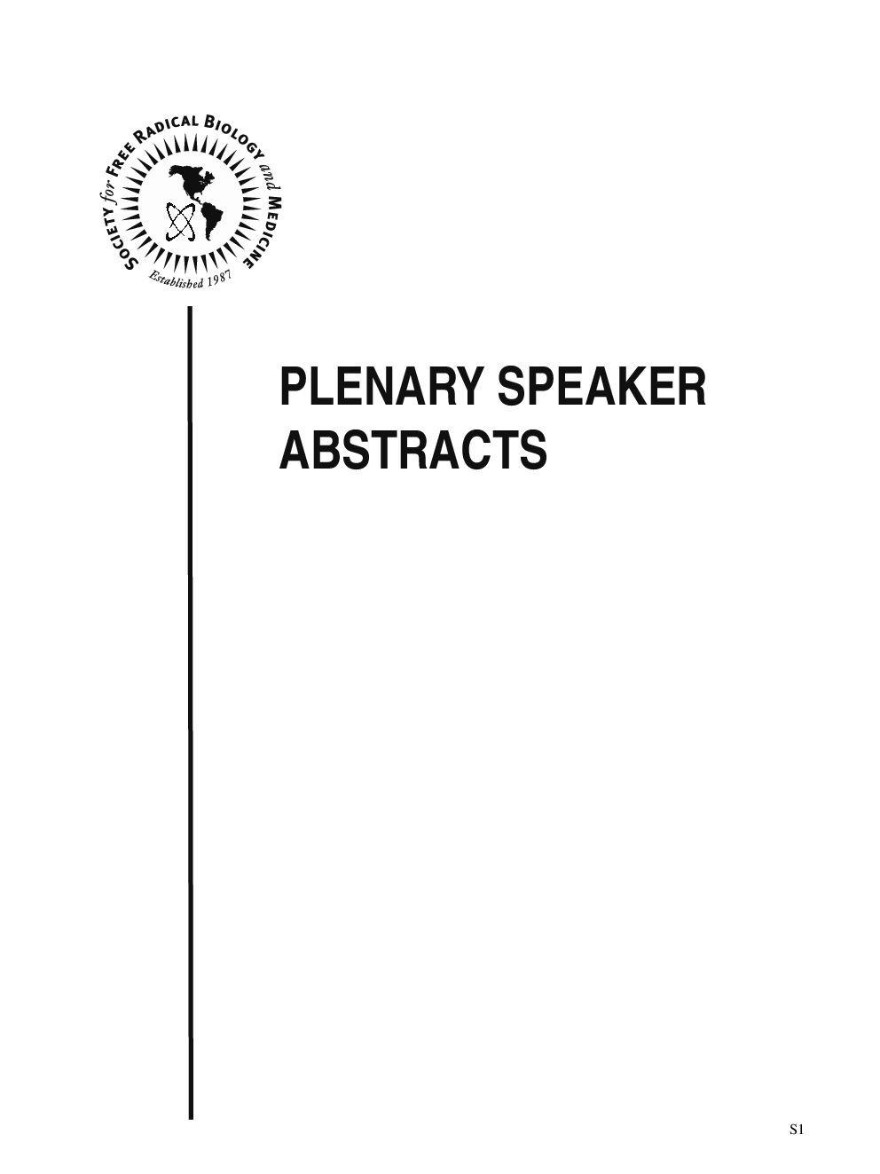 Plenary Speaker Abstracts