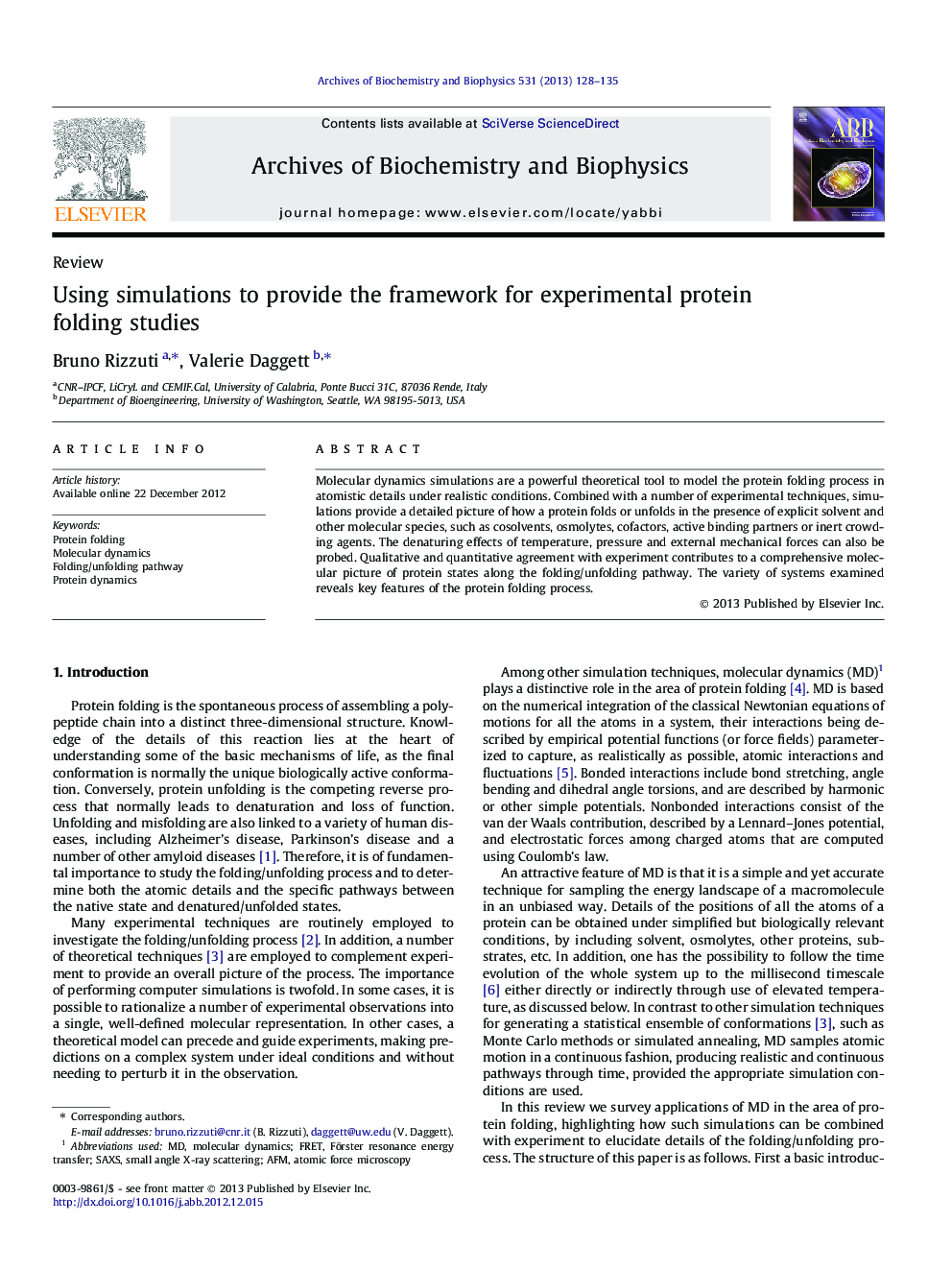 Using simulations to provide the framework for experimental protein folding studies