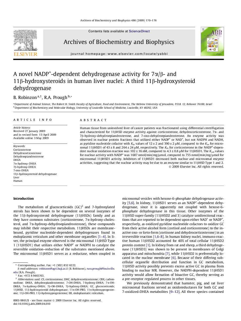 A novel NADP+-dependent dehydrogenase activity for 7Î±/Î²- and 11Î²-hydroxysteroids in human liver nuclei: A third 11Î²-hydroxysteroid dehydrogenase