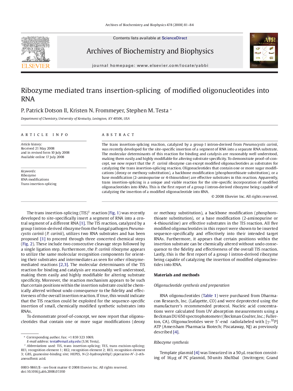 Ribozyme mediated trans insertion-splicing of modified oligonucleotides into RNA