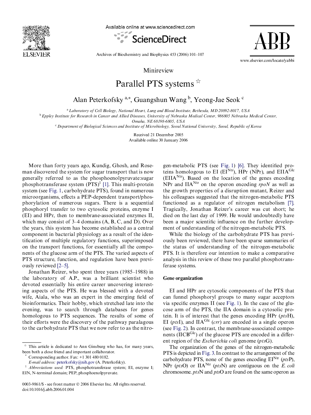 Parallel PTS systems