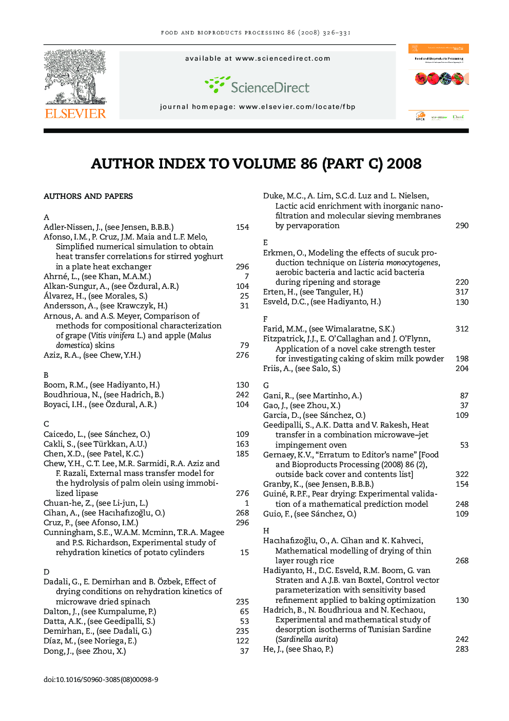 Author Index