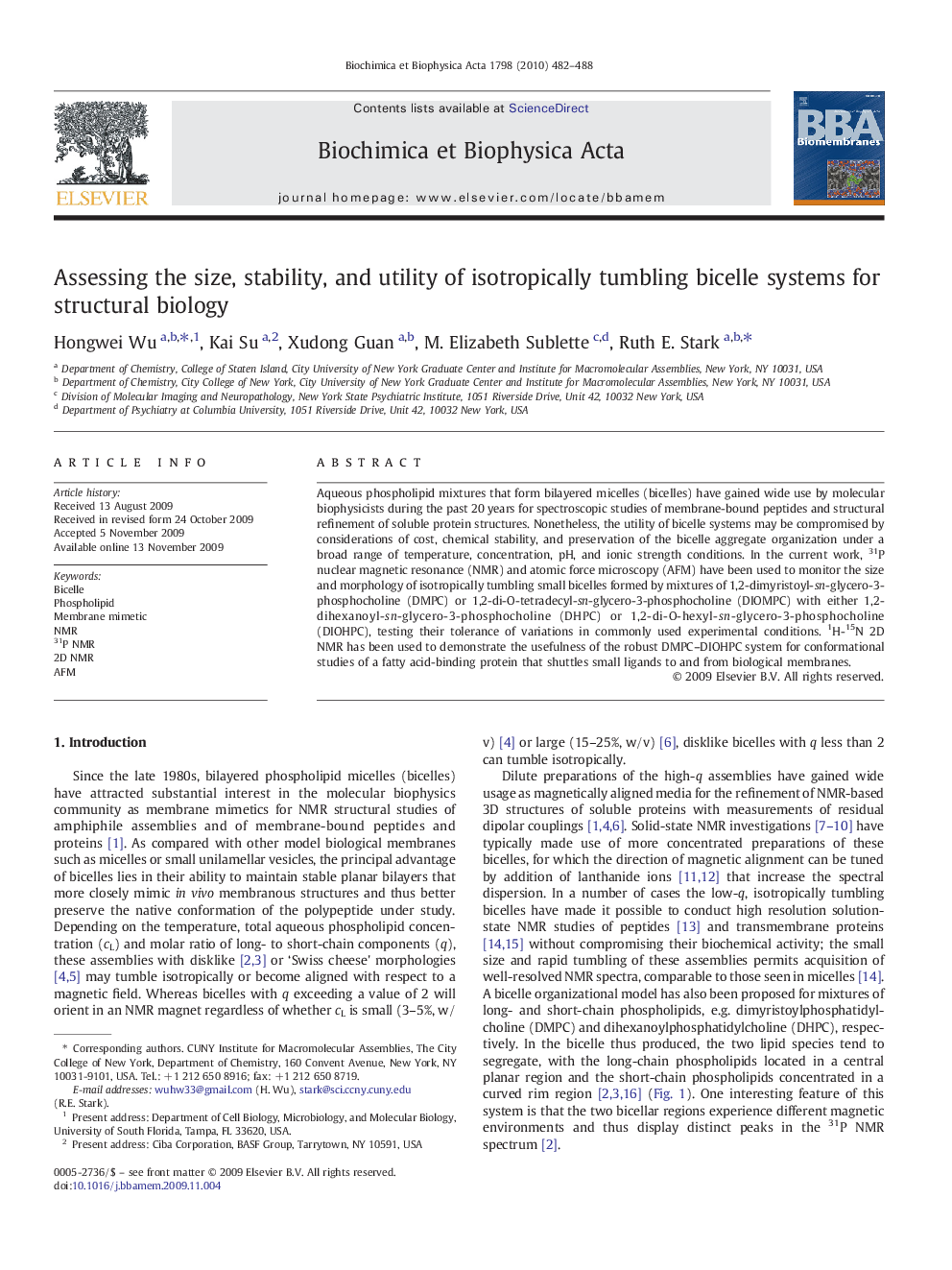 Assessing the size, stability, and utility of isotropically tumbling bicelle systems for structural biology