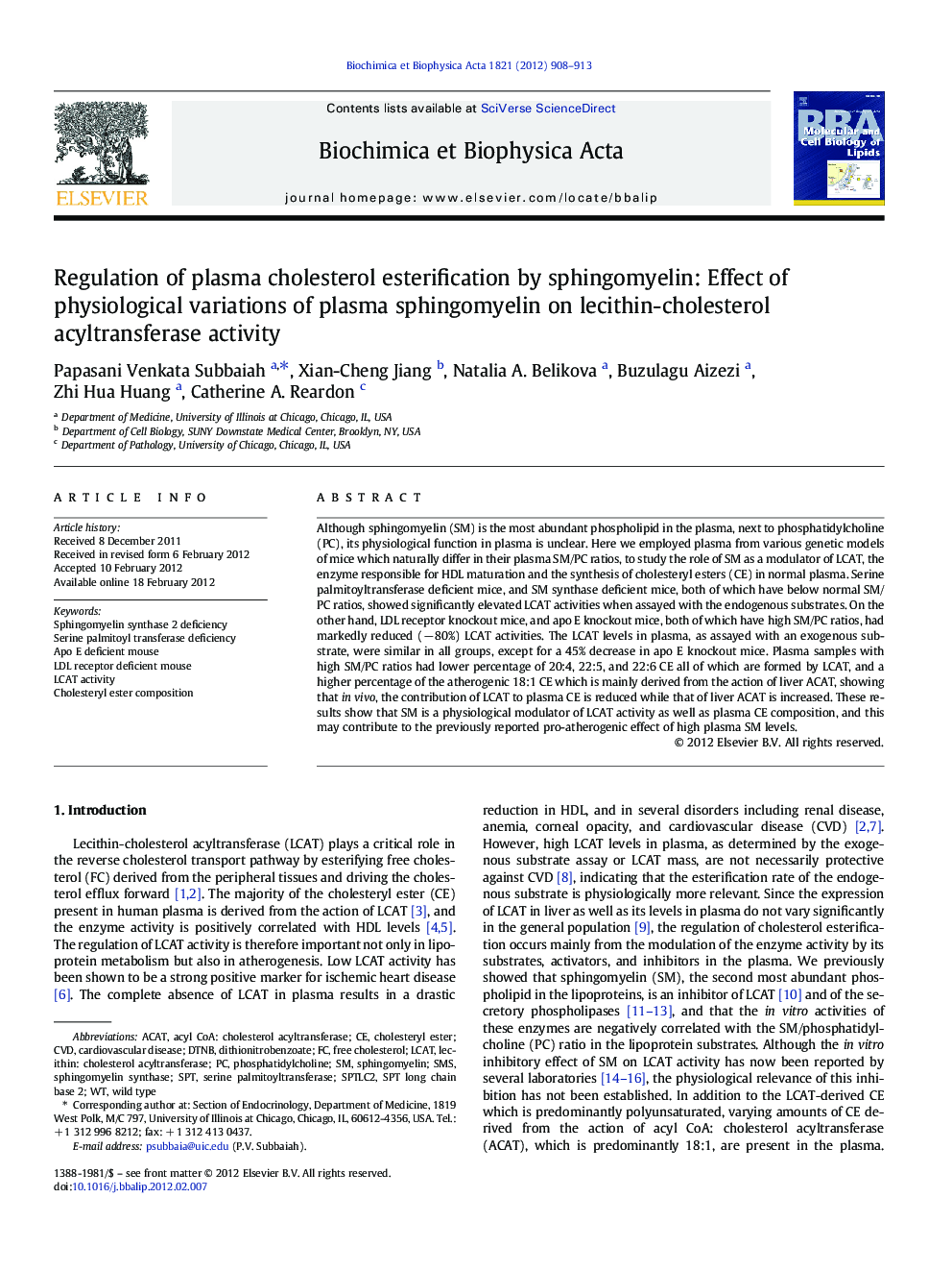 Regulation of plasma cholesterol esterification by sphingomyelin: Effect of physiological variations of plasma sphingomyelin on lecithin-cholesterol acyltransferase activity