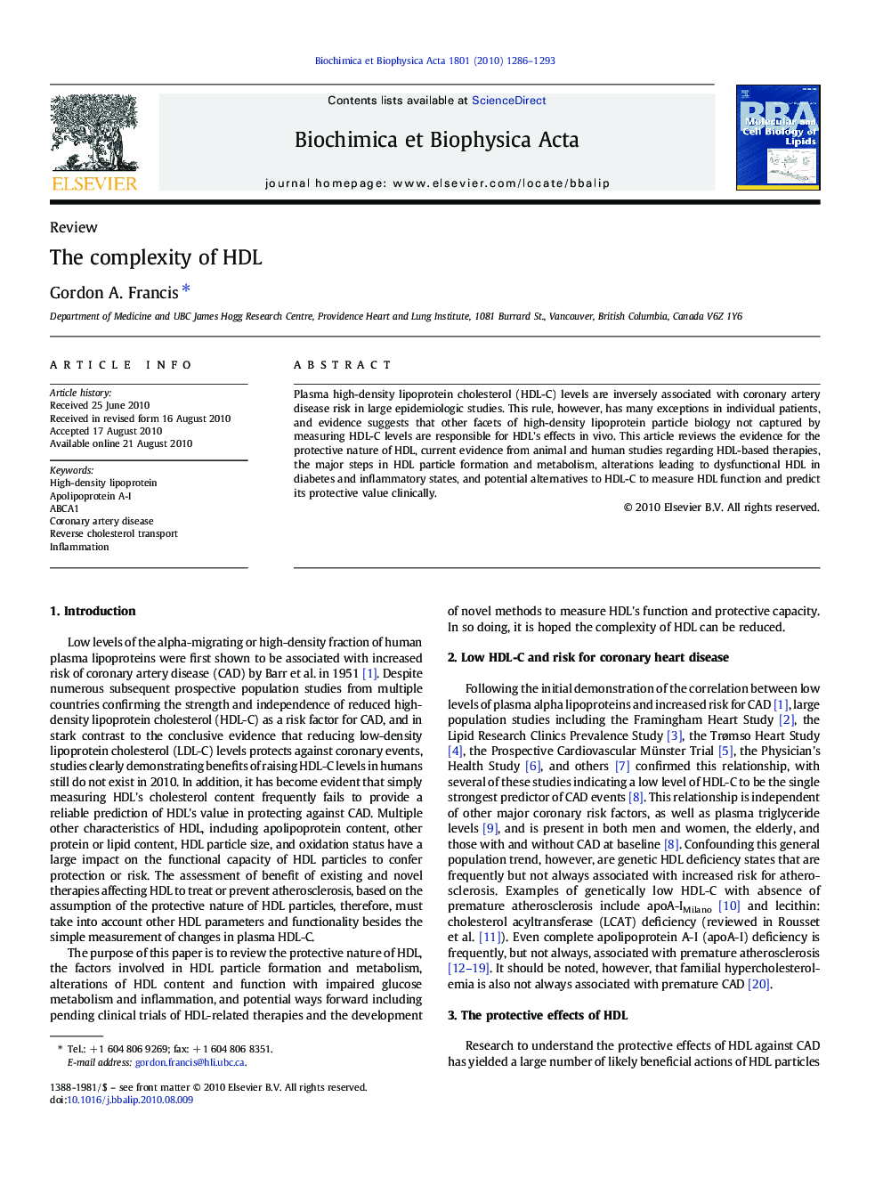 The complexity of HDL