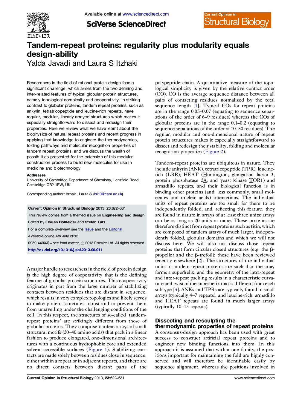 Tandem-repeat proteins: regularity plus modularity equals design-ability