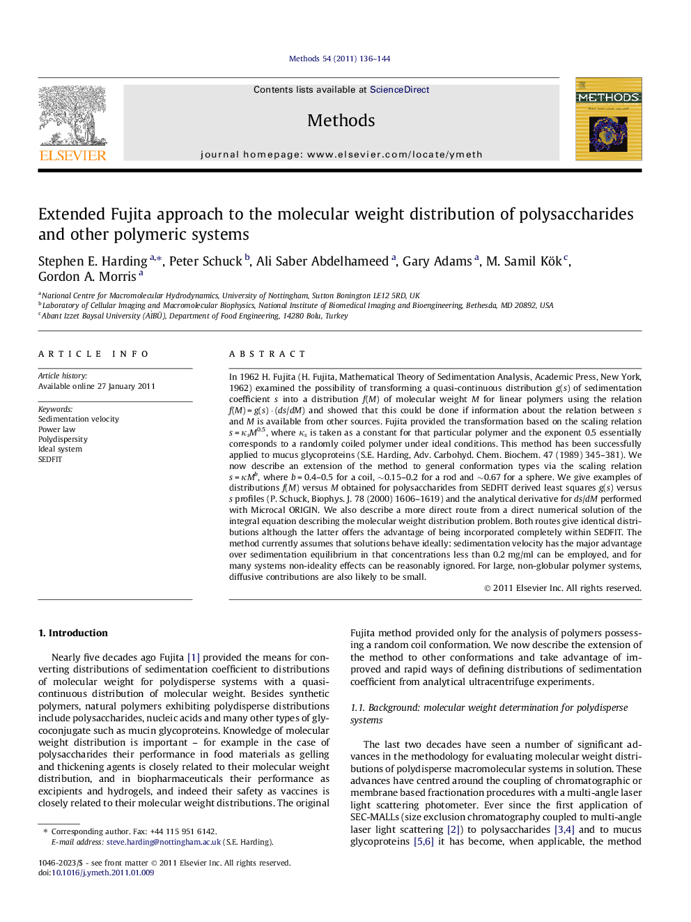 Extended Fujita approach to the molecular weight distribution of polysaccharides and other polymeric systems