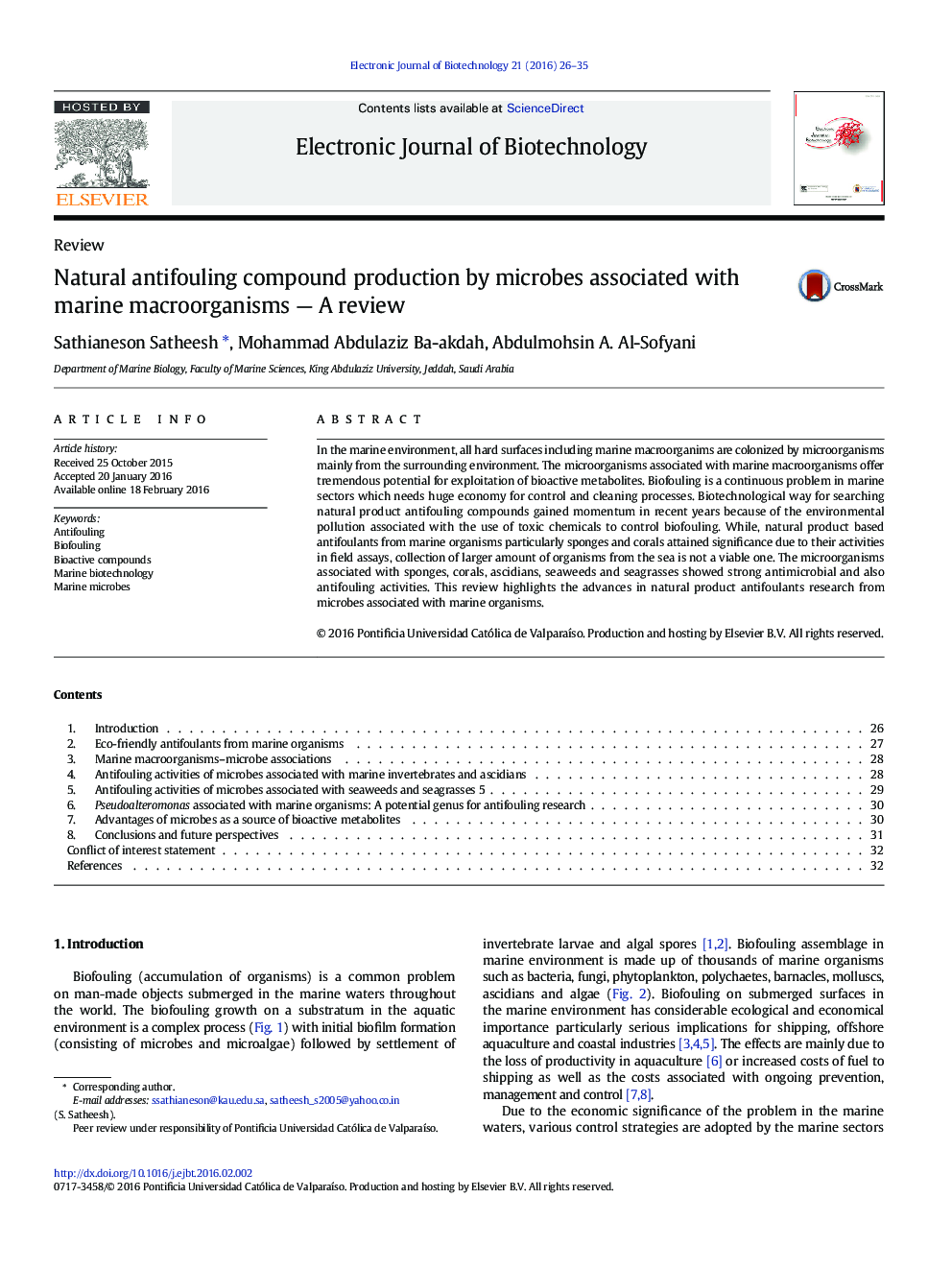 Natural antifouling compound production by microbes associated with marine macroorganisms — A review 