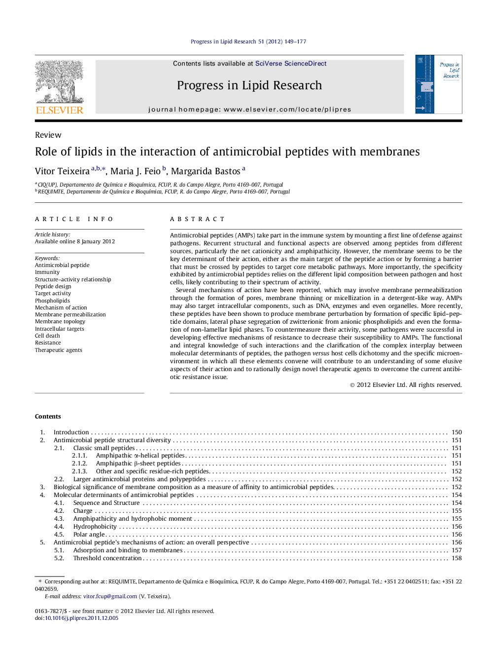 Role of lipids in the interaction of antimicrobial peptides with membranes