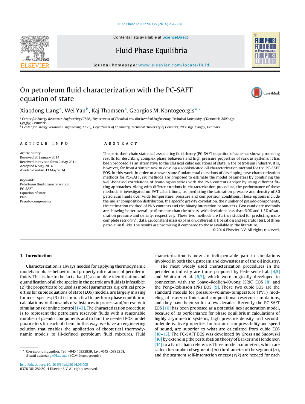 On petroleum fluid characterization with the PC-SAFT equation of state