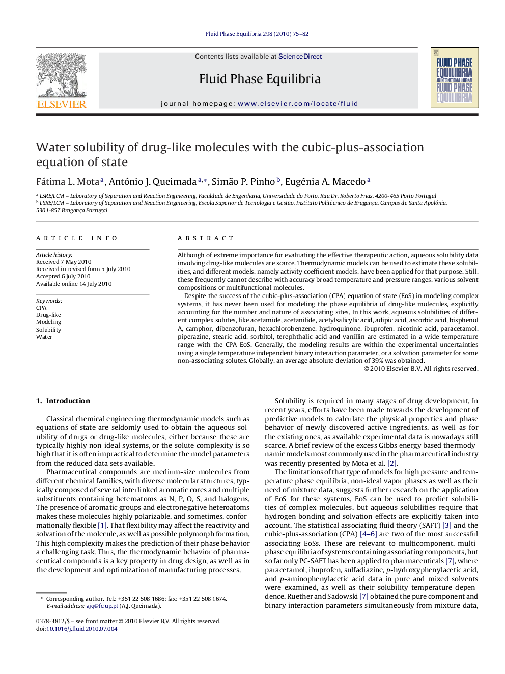 Water solubility of drug-like molecules with the cubic-plus-association equation of state