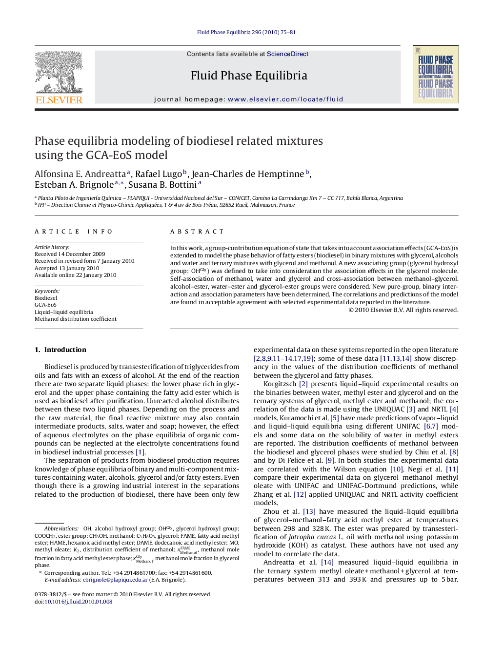 Phase equilibria modeling of biodiesel related mixtures using the GCA-EoS model